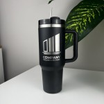 Custom Logo Tumbler, Corporate Gift, Insulated Tumblers, Closing Gift, Promotional Items, 40 lz Tumbler, Laser Engraved, Travel Mug, Cup