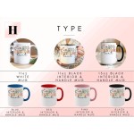 Custom Wildflower Mug, Custom Mug, Personalized Mug, Personalized Coffee Mug,Custom Family Mug, Make Your Own Mug, Custom Coffee Mug