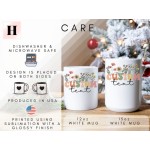 Custom Wildflower Mug, Custom Mug, Personalized Mug, Personalized Coffee Mug,Custom Family Mug, Make Your Own Mug, Custom Coffee Mug