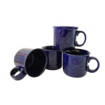 Ceramic Blank Campfire Coffee Mug - Set of 4