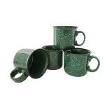 Ceramic Blank Campfire Coffee Mug - Set of 4