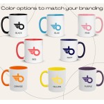 Custom Mug Bulk Company Mug Logo Cup Corporate Wholesale Realtor Closing Gifts For Client Gift For Coworker Gift For Team Gift For Boss Gift