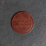 Old Fashioned Leather Coasters | Sold Individually or Set of 4 | 100% Full Grain Leather | Custom Gift