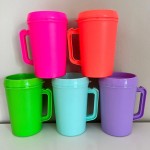 22lz or 34lz MEGA MUG! Add a Double Wall Insulated Hot/Cold Thermos Mug - Hospital Mug- Blank (decal NOT included) Retro 90s Trucker