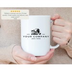 Custom Company Logo Coffee Mug Personlized Logo Coffee Cup Custom Mug Printed Mug Corporate Gifts Client Custom Dad Mom Wife Husband Mugs