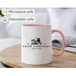 Custom Company Logo Coffee Mug Personlized Logo Coffee Cup Custom Mug Printed Mug Corporate Gifts Client Custom Dad Mom Wife Husband Mugs