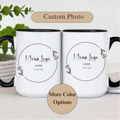 Customizable Logo Mug, Custom Mug With Logo, Logo Mug Custom, Mug with Logo, Custom Bulk Mugs, Custom Logo Cups, Logo Branding for Business