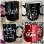 Personalized ceramic mugs. Add Client's Logo. Personalized coffee mug. Ceramic coffee mug. Personalized gifts. Company Identifier. Employee gifts