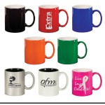 Personalized ceramic mugs. Add Client's Logo. Personalized coffee mug. Ceramic coffee mug. Personalized gifts. Company Identifier. Employee gifts