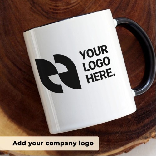 Custom company logo mug customized with corporate logo gift coffee mug Personalized Company Identifier cup Appreciation office mug with logo