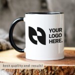 Custom company logo mug customized with corporate logo gift coffee mug Personalized Company Identifier cup Appreciation office mug with logo