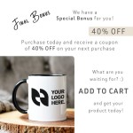 Custom company logo mug customized with corporate logo gift coffee mug Personalized Company Identifier cup Appreciation office mug with logo