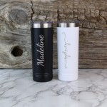 Personalized Tumbler With Lid, Insulated Engraved Cup, Bridesmaid proposal, Gifts for Her, Corporate Custom Logo, Custom Tumbler