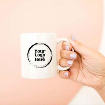 Custom Ceramic Mug - Personalized Mug - Wedding Gift Favor - Personalized Logo Mug - Office Mug - Company Logo Mug -  Customizable Logo Mug