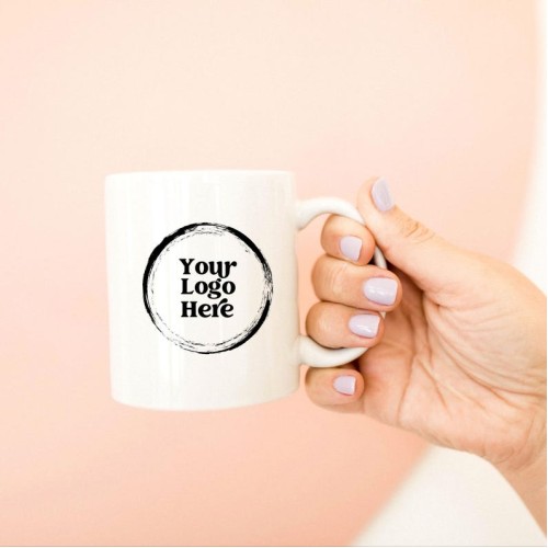 Custom Ceramic Mug - Personalized Mug - Wedding Gift Favor - Personalized Logo Mug - Office Mug - Company Logo Mug -  Customizable Logo Mug