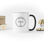 Custom Ceramic Mug - Personalized Mug - Wedding Gift Favor - Personalized Logo Mug - Office Mug - Company Logo Mug -  Customizable Logo Mug