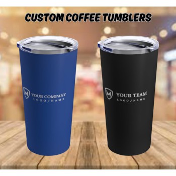 Custom Company Logo Tumbler Color Logo Custom Printed Cup Company Identifier Travel Coffee Mug Logo Travel Tea Cup Client Gift Company Business souvenirs Gifts