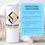 Custom Printed 20lz Tumbler, Corporate Cup with full color logo, Custom Printed Travel Mug, Company Identifier Wholesale Bulk Insulated Tumblers