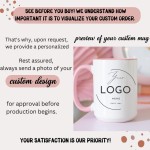 Custom Mugs, Customizable Logo Mug,Custom Bulk Mug,Business Mugs,Company Coffee Cups, Mug,Team Gifts for Employees,Logo Mug, Custom Mug With Logo