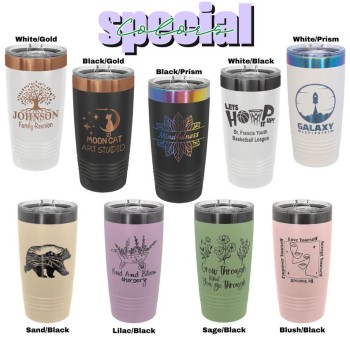 Custom Logo Tumbler: Impress Clients with Laser Engraved Gifts. Personalized Tumbler, Add Client's Logo, Laser Corporate Gift, Engraved Cup