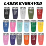 Custom Logo Tumbler: Impress Clients with Laser Engraved Gifts. Personalized Tumbler, Add Client's Logo, Laser Corporate Gift, Engraved Cup